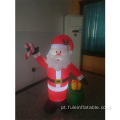 Papai Noel inflável para decoração de natal